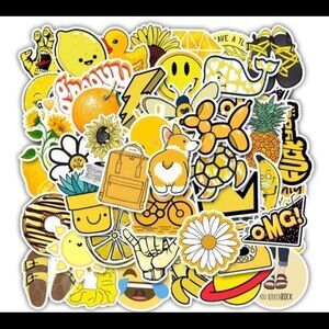 Lot of 25 Stickers/decals Vsco, Laptop, Hydro, yellow, no duplicates, ph…
